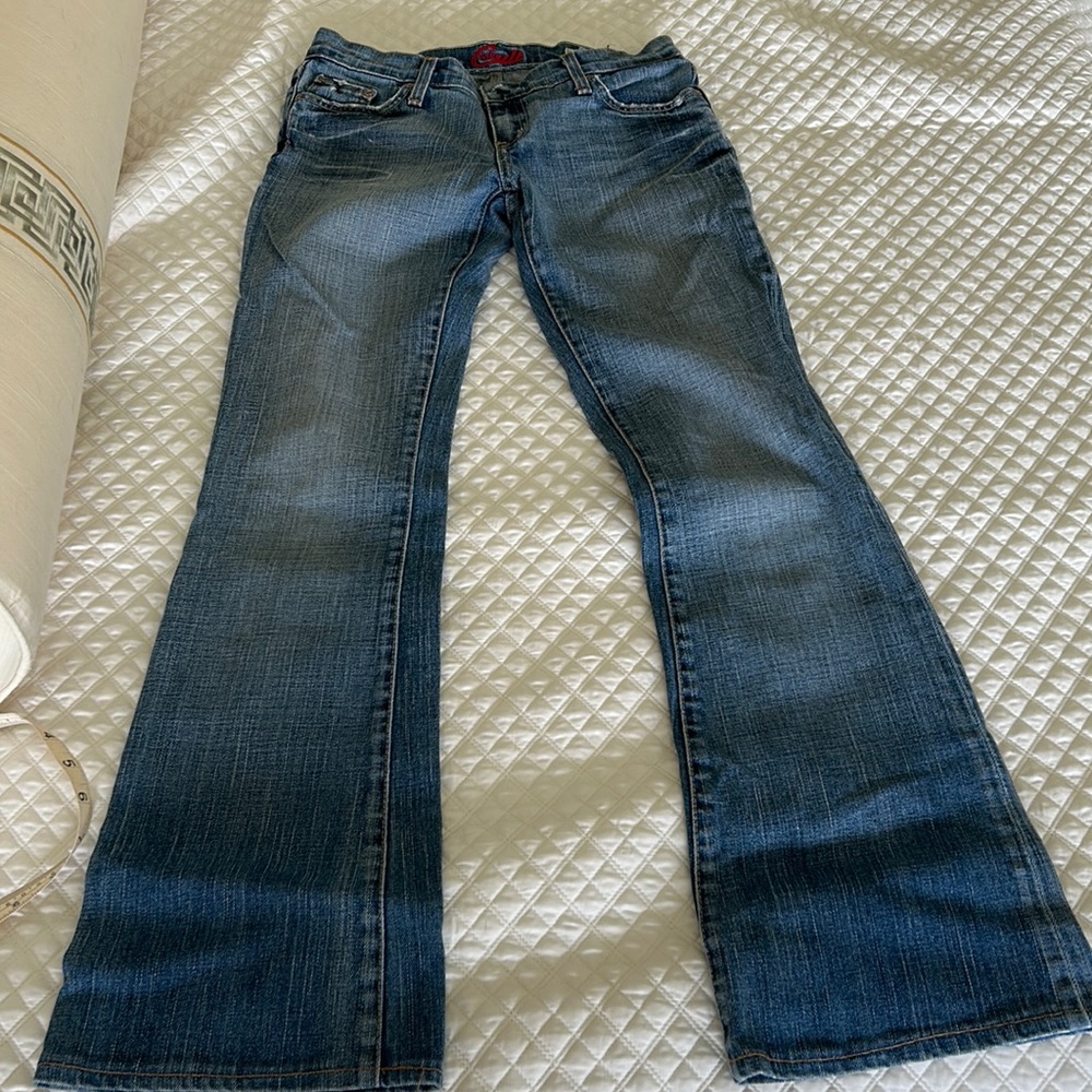 Blue Cult denim circa 2005 some distressing & nice denim wash color